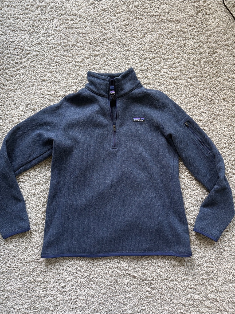 Patagonia Better Sweater Navy Quarter Zip